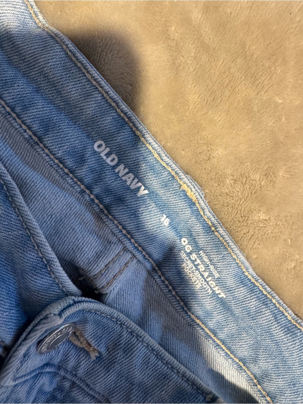 Old Navy Womens Faded Light Blue Skinny Jeans